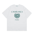 Casablanca Paris Laurel Wreath Logo T-Shirt - White