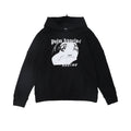 Palm Angels Racing Helmet Graphic Hoodie - Black